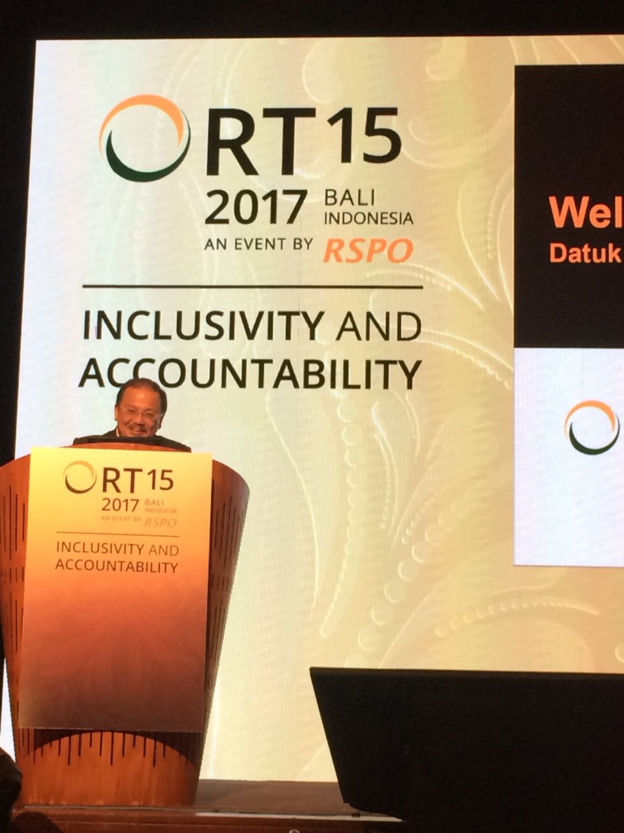Roundtable on Sustainable Palm Oil (@rspotweets) on Twitter photo “We should allow stakeholders to be the owners of change” <a href="/darrelwebb/">Darrel Webber</a> #RT15 #sustainable #palmoil #conservation “We should allow stakeholders to be the owners of change” <a href="/darrelwebb/">Darrel Webber</a> #RT15 #sustainable #palmoil #conservation