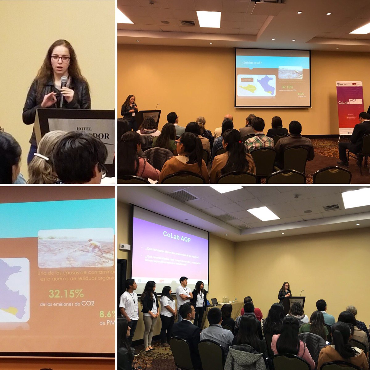 CoLabPeru's tweet photo. #Yanapanaku "Air Pollution Awareness campaign in #Arequipa " #sdg13 #CoLabAQP @SFUBeedie @UCSP https://t.co/ji2xHPgfLC