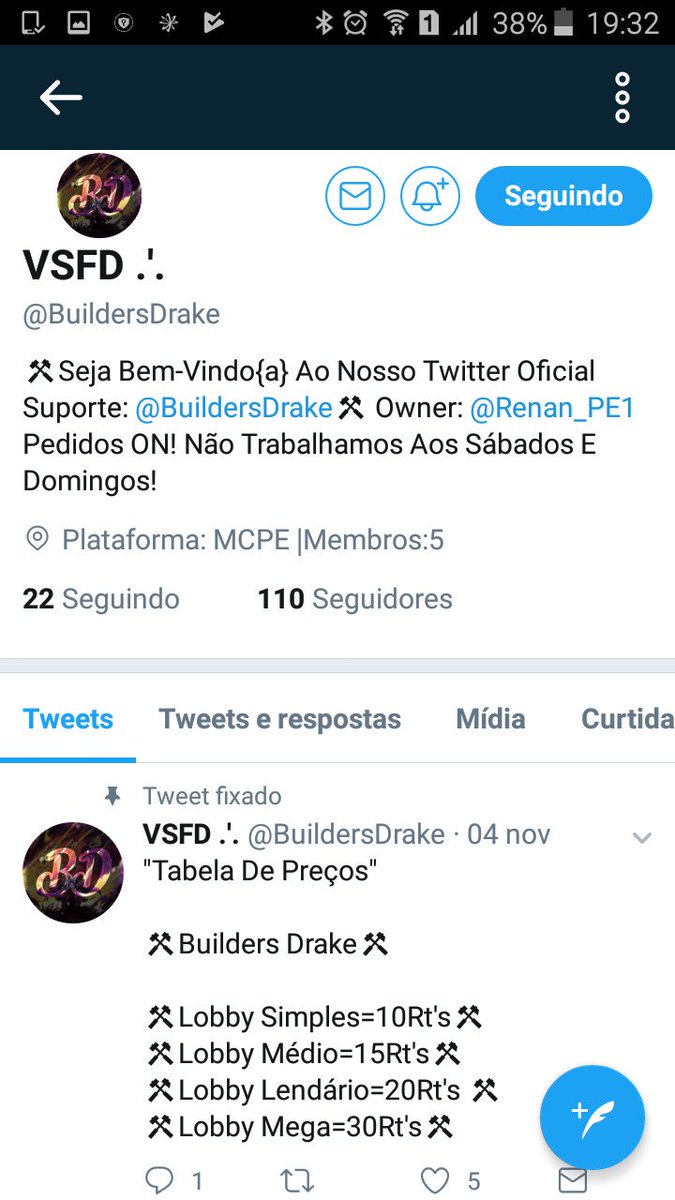OuseGamerBR's tweet photo. 😆 Bora Dar 10 RT 😄
😃 Para @BuildersDrake 😆
😉 Faze A Loja Do Servidor 😊
😀 @BuildersDrake 😁

😆 Se Quiserem Da Mais Também Não Vamos Reclamar RsRs 😆 https://t.co/0Hzj0x8OsJ