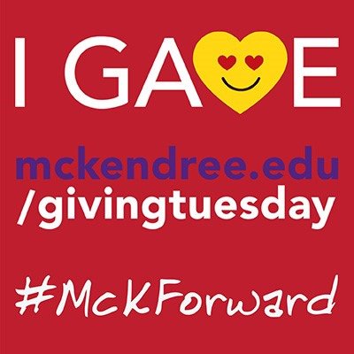 geojmanning's tweet photo. I gave! #McKForward
Here's the link to donate: https://t.co/613UkvYo4N
Please
Do
Your
Part
To
Help
The
Charitable
Cause
Of
Your
Choice
On
This
Fine
Day
(But
Picking
McKendree
Is
A
Great
Choice,
Seriously!).
And
Go
Bearcats!
@McKendreeU
#GivingTuesday https://t.co/JT8ny4c0nH