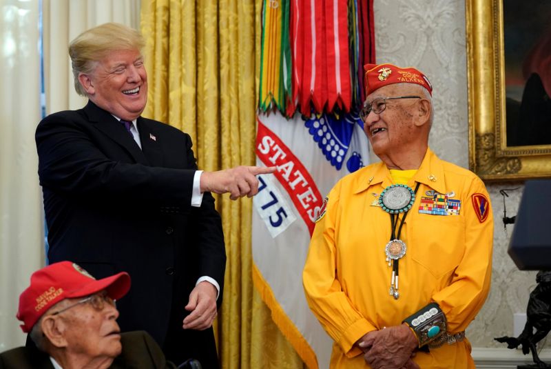 DPPodcasts's tweet photo. Trump's use of a racial slur in front of Native American heroes? Par for the course in the 1st year of his bigoted presidency @bpshow #podcast
https://t.co/JDc5gP8xY7 https://t.co/1j4EkCIvDL