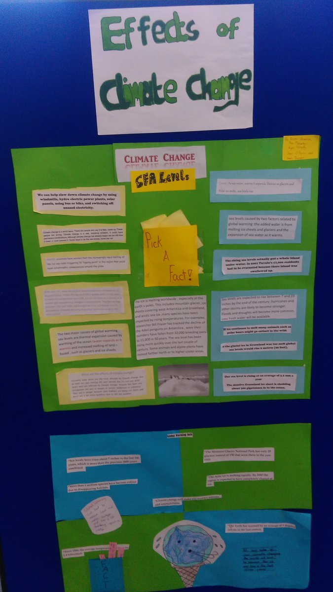 BawnmoreNS's tweet photo. Some more pictures of the children's Climate Change posters! https://t.co/Mw9czqQBqJ