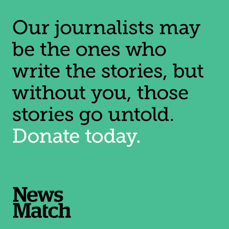 OrbTweet's tweet photo. Our journalists may be the ones who write the stories, but without you, those stories go untold. Donate today at https://t.co/3BloNmS2lo and double your impact through #NewsMatch.
#Nonprofit #News #GivingNewsDay #GivingTuesday #1World1Story #OrbPlastics #OrbAging https://t.co/gxOTIEY9BX