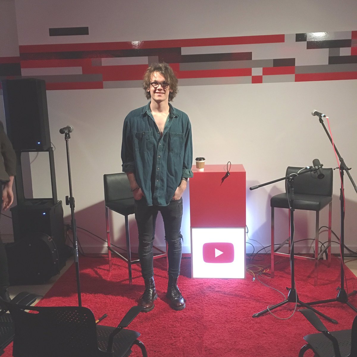 Playing the YouTube space tonight! #youtube #youtubespace #toronto #thesilencefactory #tsf #acousticperformance