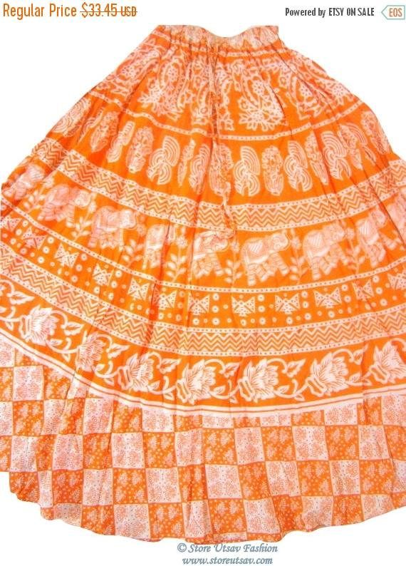 StoreUtsavIndia's tweet photo. https://t.co/h0bMVgvcOw SALE 30% OFF- #LongSkirt #MaxiGypsy Circle Cotton Elastic Waist White and Orange Jaipuri from Rajasthan in West India Ethnic Skirt Women Clothing @Etsy @StoreUtsav https://t.co/FQbI8IR16g