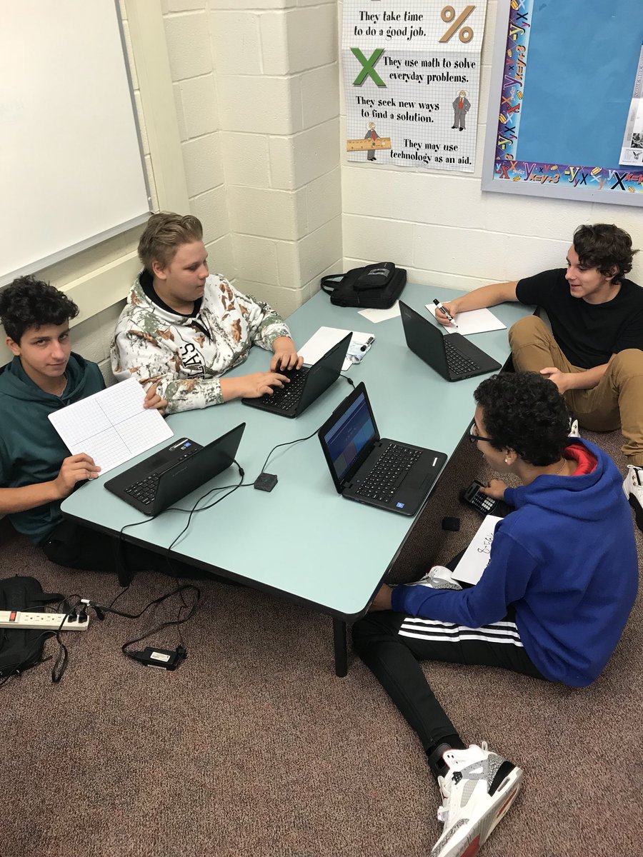 MrJohnsonCCMS's tweet photo. A little Quizizz activity to practice solving linear inequalities with some new alternative seating @quizizz #creativeseating #Quizizz https://t.co/ilO14tj7Px
