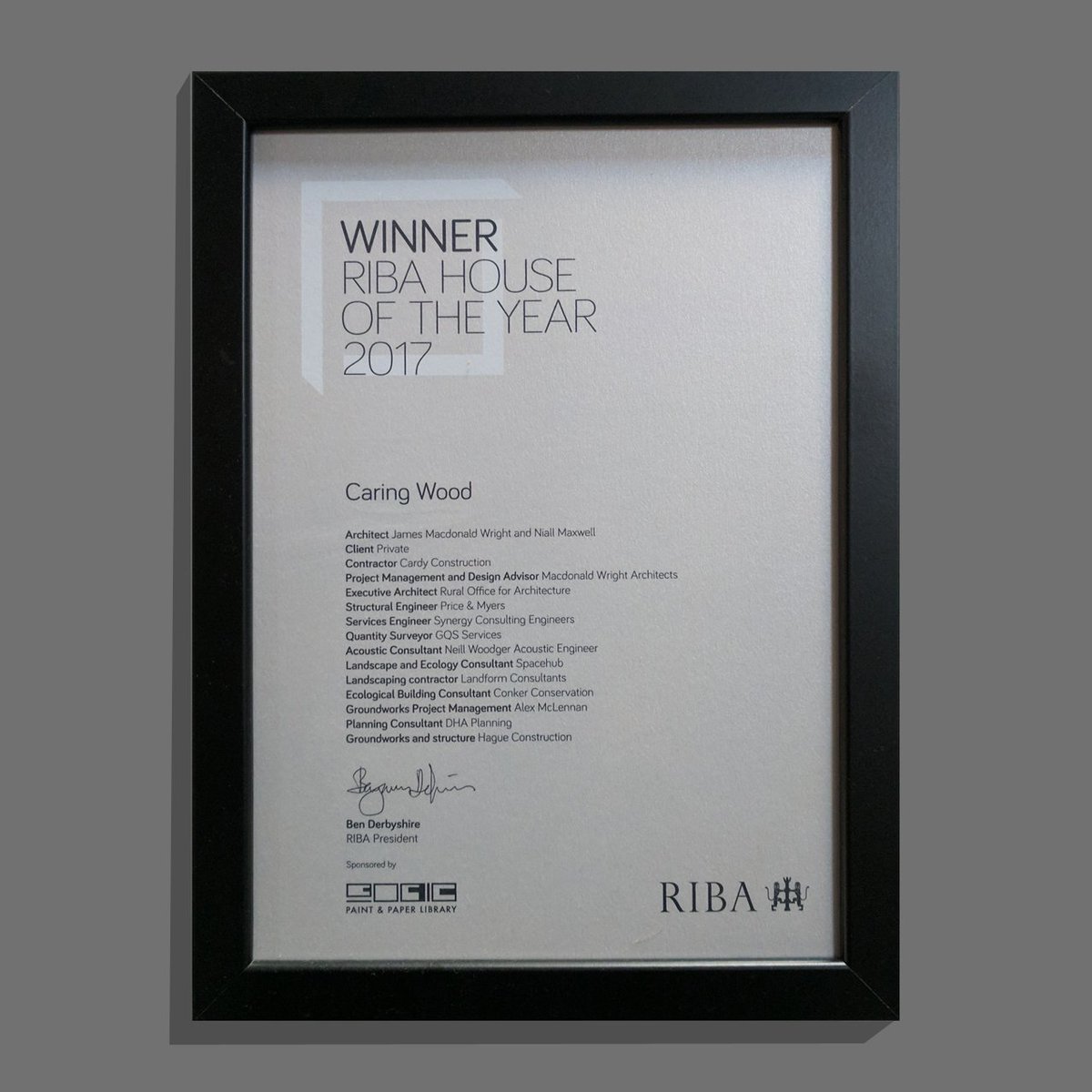 Rural_Office's tweet image. Delighted for all involved on this epic journey.
James and I are lucky to have had such an amazing client.
@RIBA @Kevin_McCloud @ELLEDecoMO @macdonaldwright @DeborahSaunt 
#HouseOfTheYear2017
