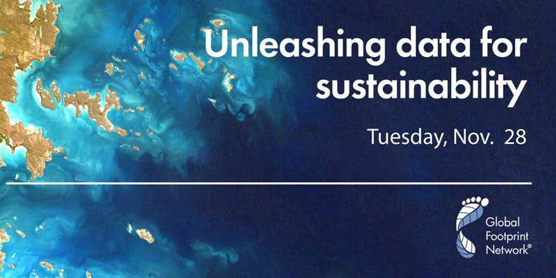 Unleashing Data for #Sustainability: Hear how <a href="/EndOvershoot/">Global Footprint Network</a> created a tool that allows countries to manage their natural resources and respond to climate change. 4-5:30pm TODAY in C335: haas.org/2ivH2Bq