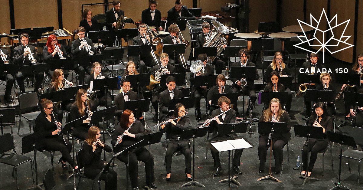 westernuMusic's tweet photo. Take a musical break @WesternU! Three lunch-hour concerts in a row this week: #SymphonicBand Wednesday, #WindEnsemble #Canada150 Thursday and guest artist Ilya Poletaev #piano Friday. https://t.co/CIsoeuPSTa https://t.co/47uoUY5OXt