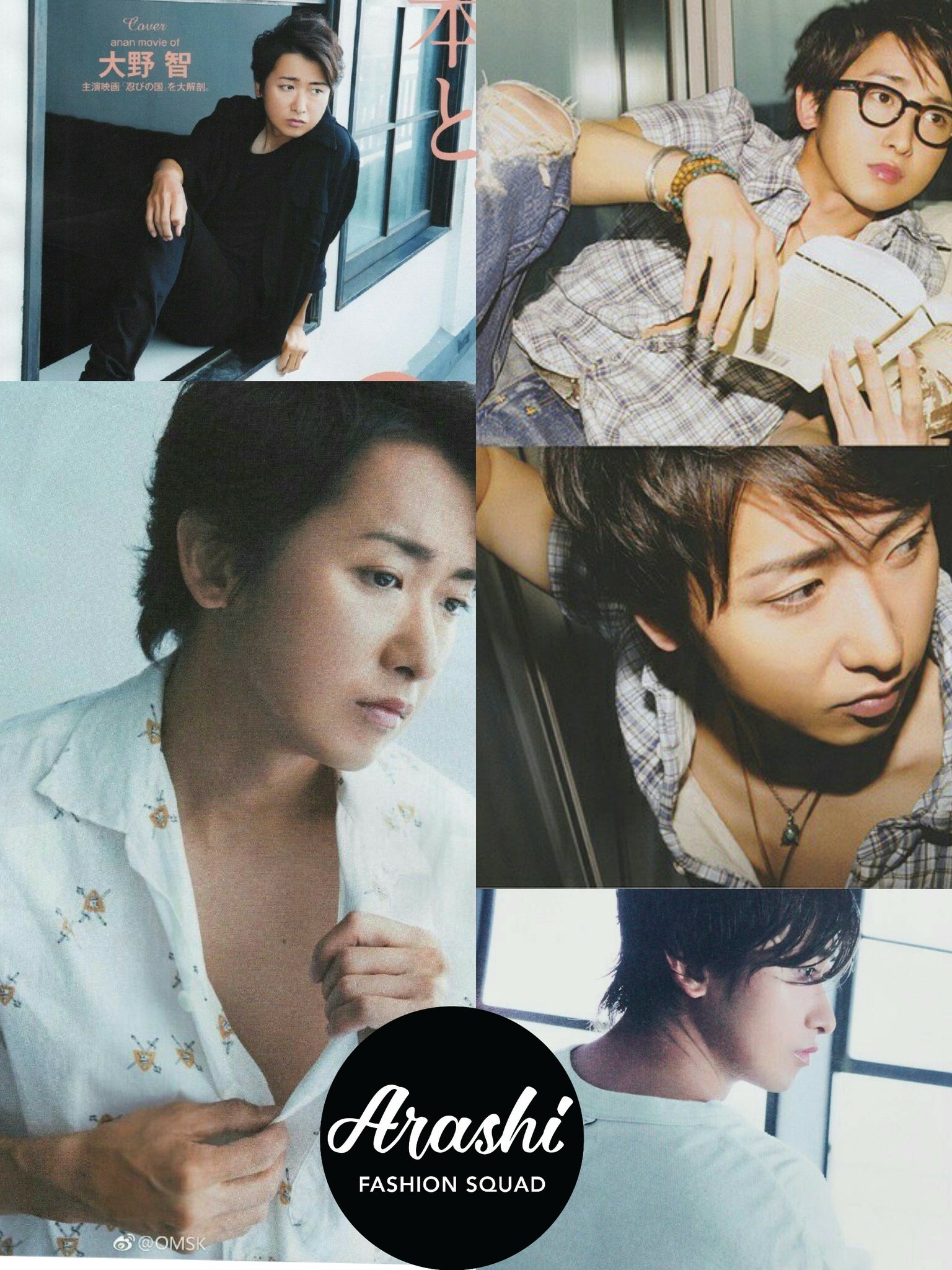 Arashi Fashion Squad Before Ohnovember Is Over We Wanna Know From 大野智 S Anan Shoots Which One Has Been Your Favorite Ohnomonth
