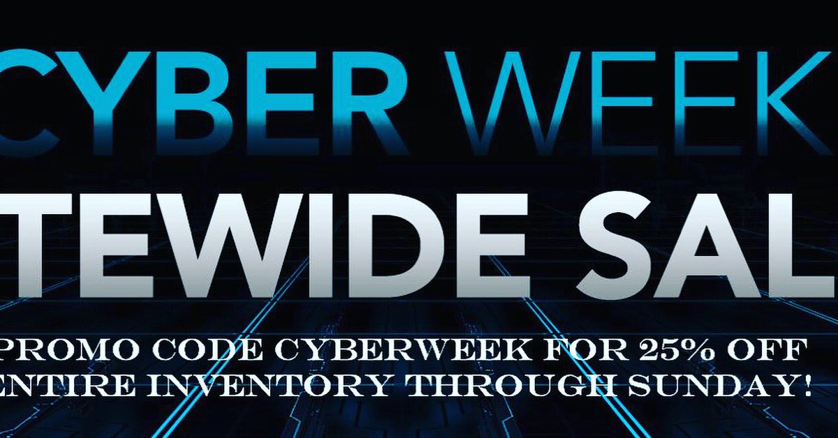 AutographedWax's tweet photo. Our Cyber Monday promo was so popular, we’ve decided to extend it the entire week! Promo code CYBERWEEK for 25% everything! https://t.co/lEIMwndYyw https://t.co/GsKLbstxyC