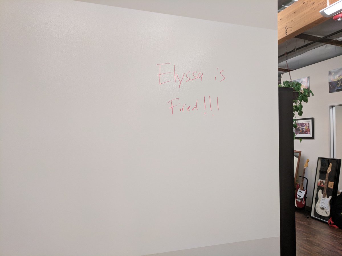 Elyssa Grant On Twitter Newly Painted Whiteboard Wall And Its
