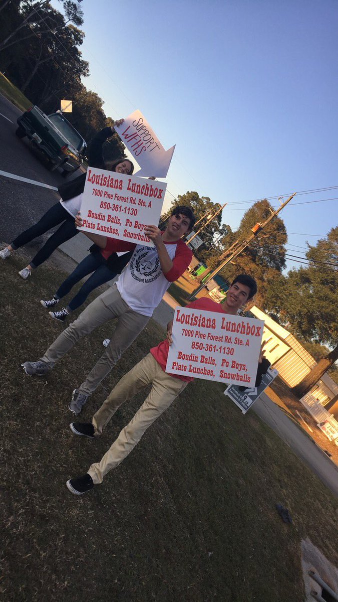 WFHS_Student411's tweet photo. Come support SGA at Louisiana Lunchbox today!!🐾🐆 https://t.co/KoTIyCvws7