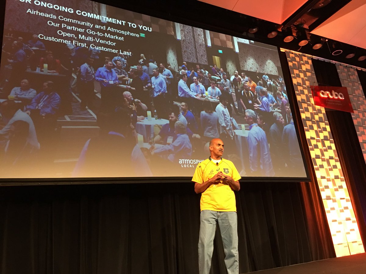 mverbloot's tweet image. #ATM17ANZ keynote “We have to assume we need to work in a multi vendor environment” @ArubaNetworks @ArubaANZ