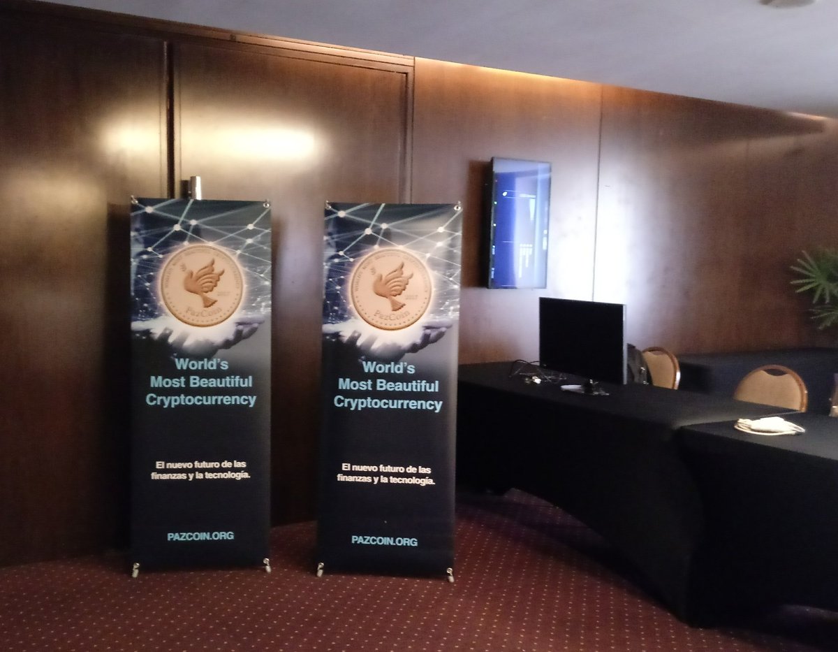 BA_Uniline's tweet photo. Ahora en el lanzamiento de #Pazcoin, el futuro de las finanzas en @ShLibertador https://t.co/qVx2mvy7a6