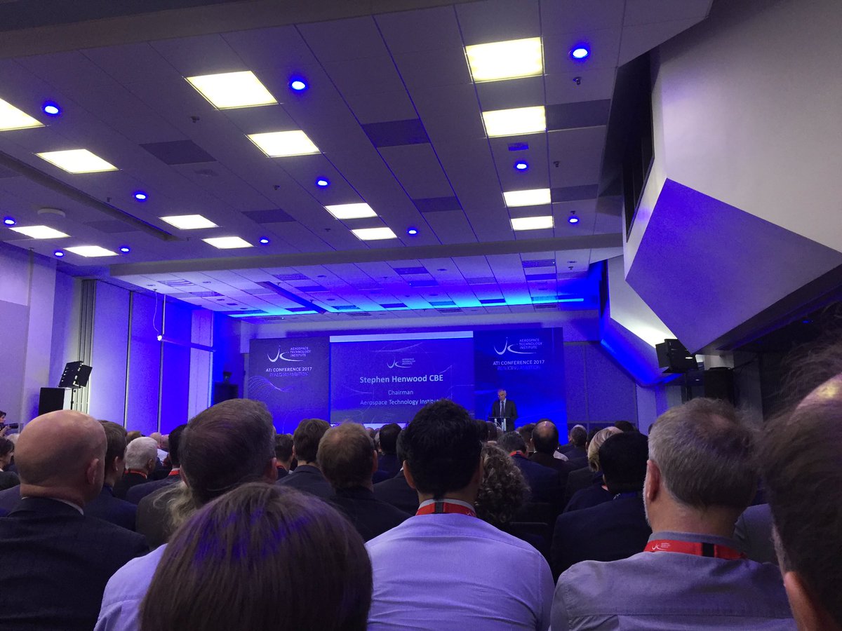 IAT_LiangDing's tweet photo. The ATI conference #ATIConf17 , talking about challenges and opportunities featuring renown companies in the industry @UKAeroInstitute @Airbus @BBD_Aircraft @RollsRoyce @DigiCatapult. With @UoNINNOVATIVE. https://t.co/jbkPNHRuR8