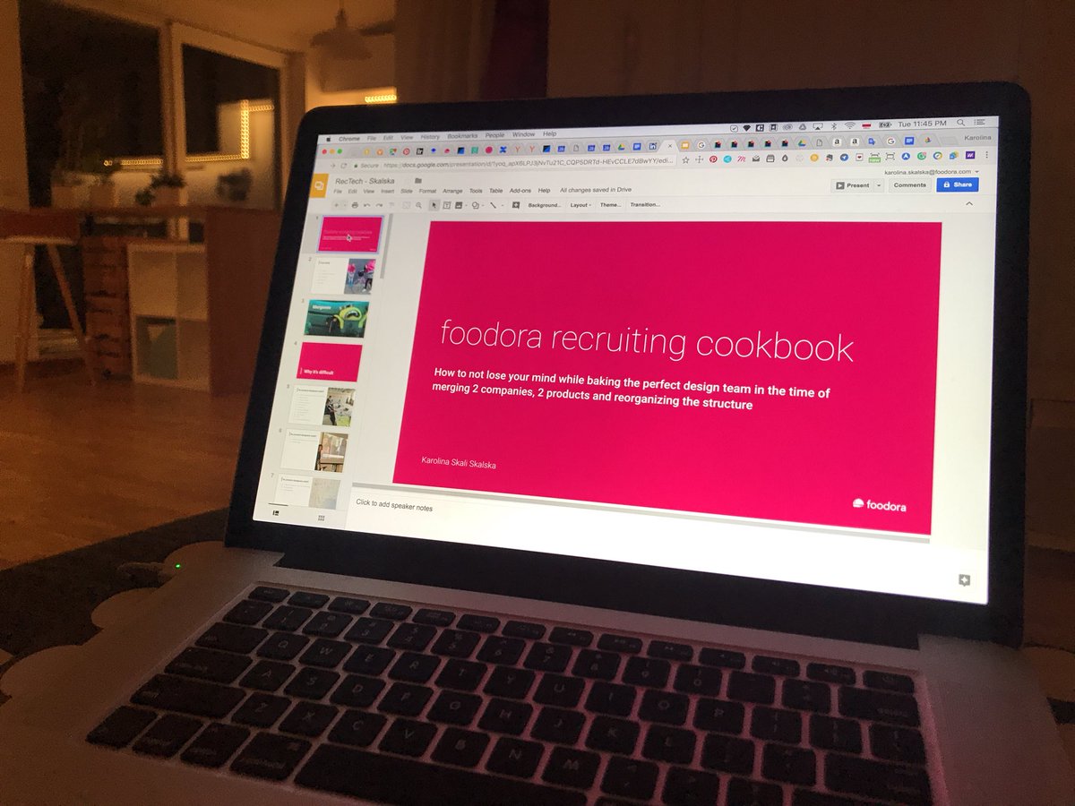 _skali's tweet photo. Polishing presentation about how to merge, grow and not get insane for #TechRec Berlin - check on Friday :) https://t.co/oBuZ5PEOSB