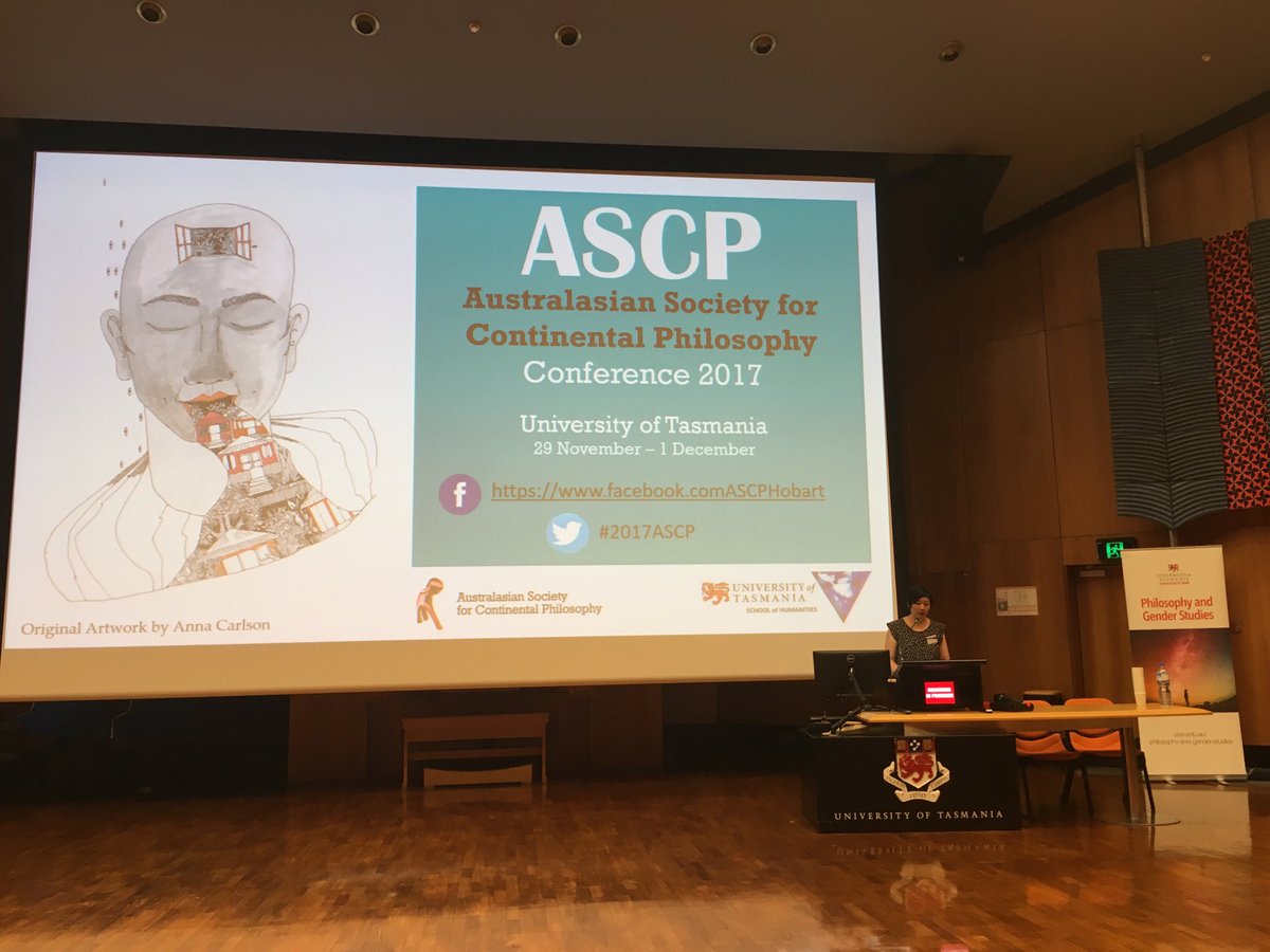 BrisPhiloSophia's tweet photo. Dr Helen Ngo introducing Prof Lewis Gordon #ascp2017 #Hobart https://t.co/9QAWHkFLxm