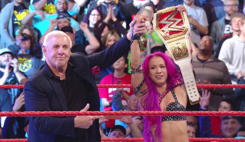 HoursofRacing's tweet photo. One year ago, @SashaBanksWWE won the WWE Raw Women's Championship for the 3rd time #WWE #RAW #WomensTitle https://t.co/xRyvQbKsOp