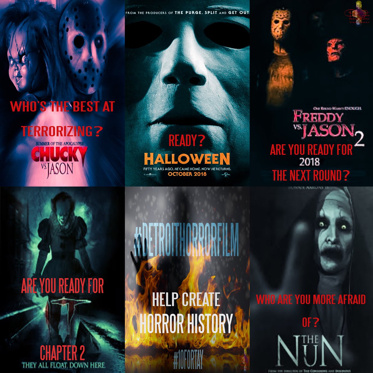 FutureFilmz's tweet photo. #HORRORFANSSTANDUP
EXCLUSIVE SURPRISE “PERKS” ARE WAITING FOR YOU!
YOU ARE ONE CLICK AWAY FROM A SURPRISE!
LETS DO IT!
CLICK THE LINK: https://t.co/hWbTlHB1LJ
Follow IG: @Future_10Love #horrorvixen #bestofhorror #IT #TheNun #freddyvsjason #halloweeen #chuckyvsjason #10ForTay https://t.co/WBIH3cXpSt