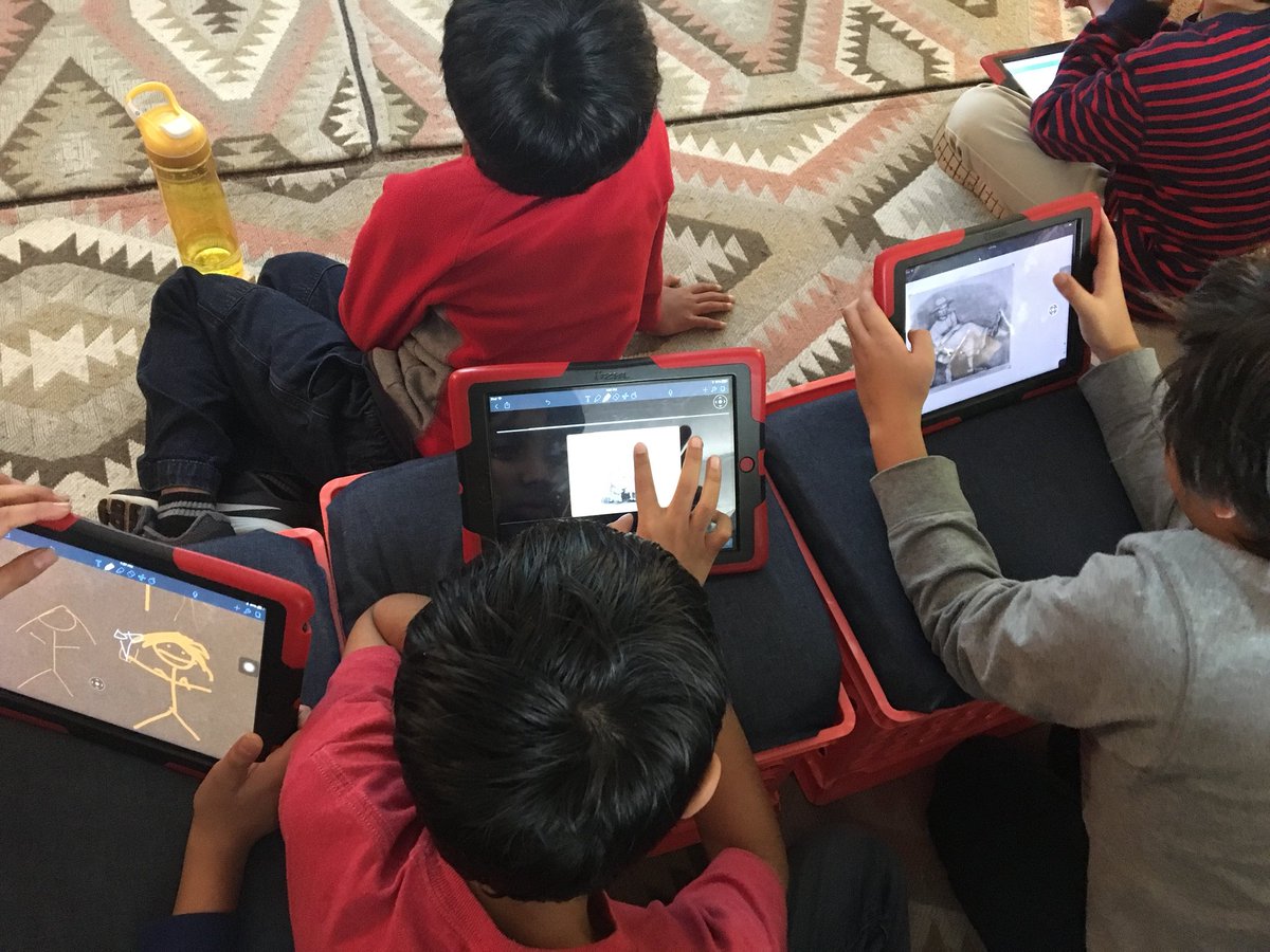 MrsChangGrove's tweet photo. Ss are #SketchNoting on @NotabilityApp as they listen to the read aloud, The Birchbark House. Their drawings, notes, & listening skills are amazing! #bsd220tech #NativeAmericanUnit #visualizing #listening #comprehension @GroveAve220 https://t.co/qMTDHG6BNZ