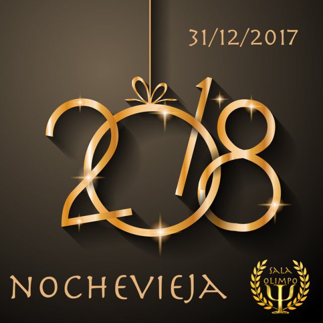 salaolimpo's tweet photo. Da la bienvenida al 2018 en una noche en la que todo se vuelve mágico y morboso.

Celebra con nosotros nuestra primera nochevieja, cargada de sorpresas, brindis con cava, cotillón, buena música, picoteo, y al final de la noche disfrutaremos de un rico chocolate con churros. https://t.co/ZN4gHsYzNE