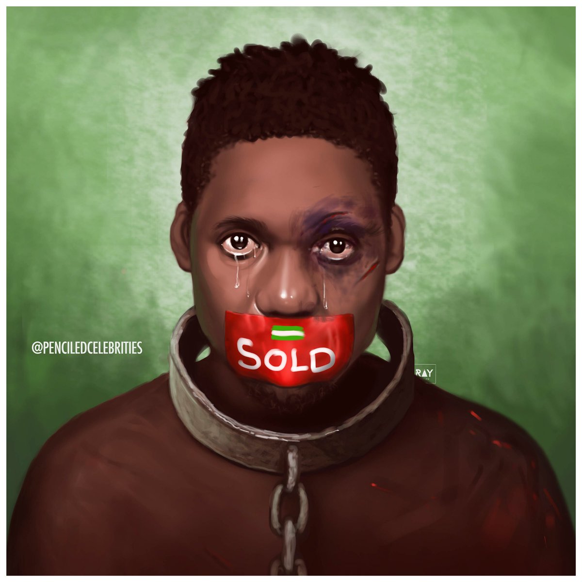 penciledcelebs's tweet photo. I’m disgusted with the evil that’s going on in Libya! These people are straight evil and I hope they get it together before a higher power repay them for their evil ways! Let’s bring awareness to this issue! #retweet https://t.co/cZZ2nssCpQ