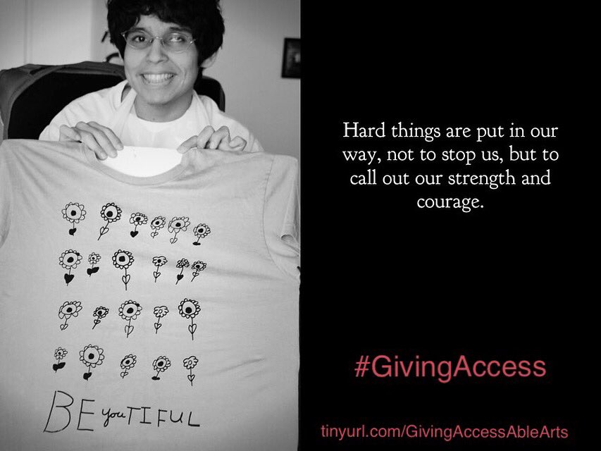 ableartswork's tweet photo. People with disabilities are employed at LESS than HALF the rate of those without a disability! #AbleArtsWork creates career opportunities!It's #GivingTuesday- go to https://t.co/JZqNiddmBv
to help!!! Your support is crucial to launch is into 2018! https://t.co/inX8GY9KVN