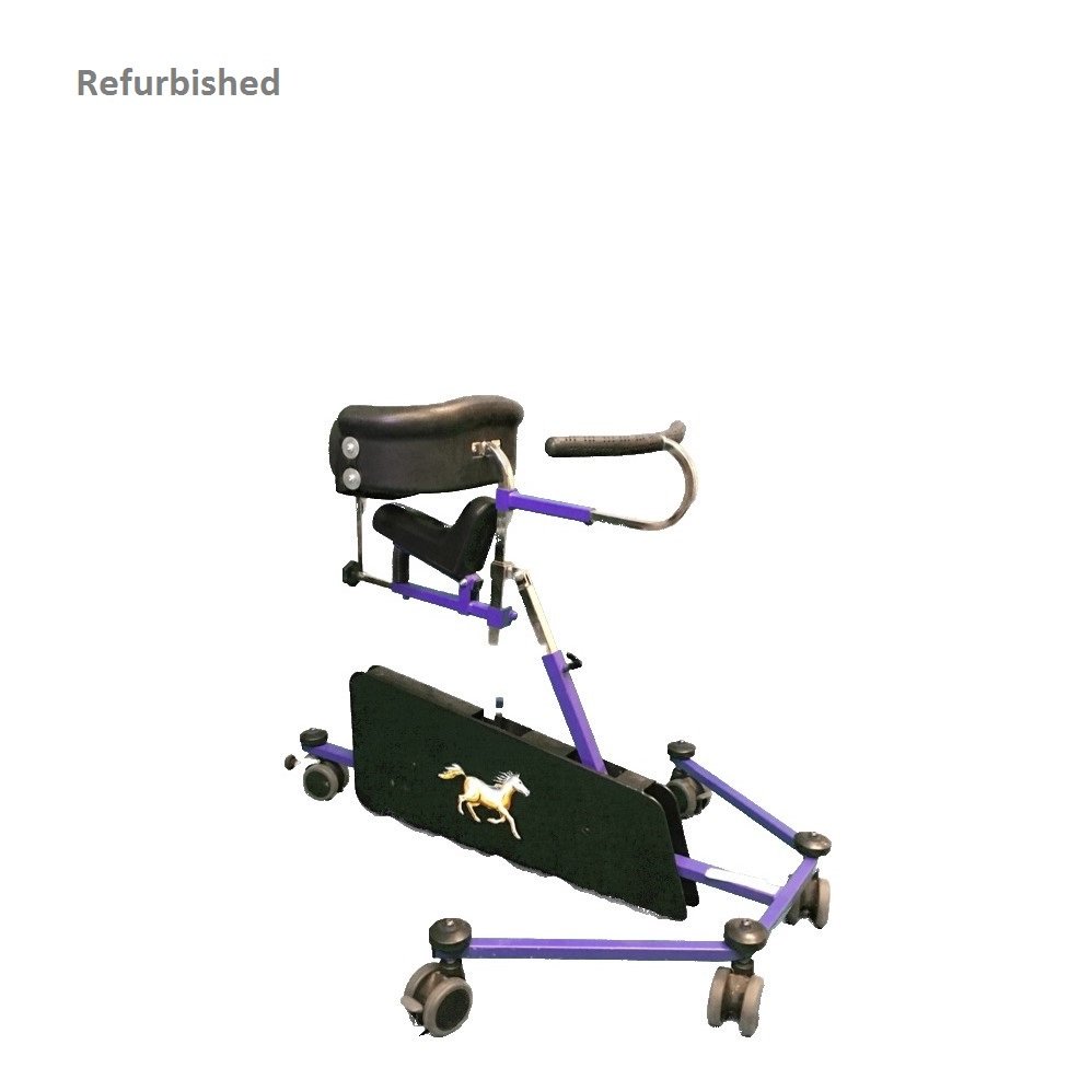 Located at our Rivermarket Location, this refurbished Pony Walker allows children currently unable to walk independently due to strength, coordination, or balance issues, to begin walking movements important for strengthening and developing said abilities. accessibilitymedical.org/refurbished-sn…