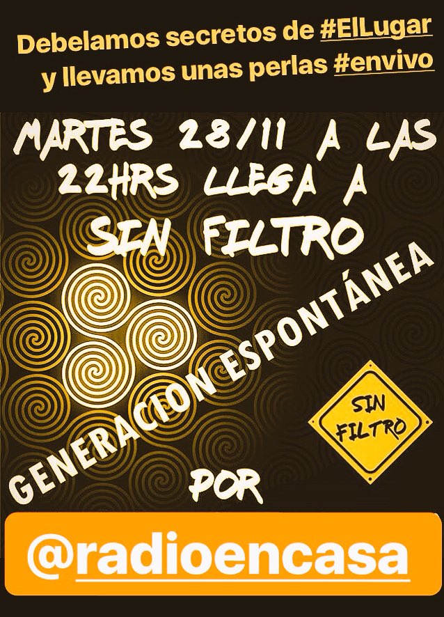genespontanea's tweet photo. A las 22hs por https://t.co/9Mq164CWoq 🔚@RadioEnCasa #licve #streaming #envico #vivo #radio #acustico #acoustic #acustic #interview #entrevista https://t.co/i9wUYMGuuH