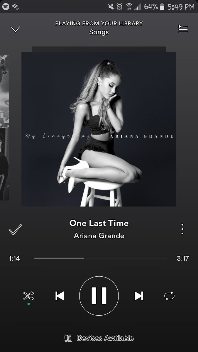 NJSLover98's tweet photo. Listening to this feels so right now @ArianaGrande #JusticeForManchester https://t.co/goMojWJcEr