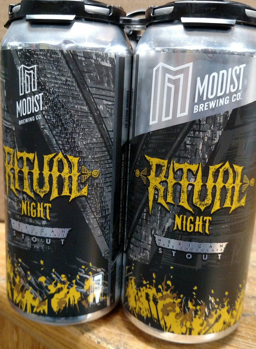 LiquorCentral's tweet photo. Modist Brewing Company's Ritual Night has arrived. This Dark Chocolate Mexican Stout is not to be missed. https://t.co/vUYcgwLWQO