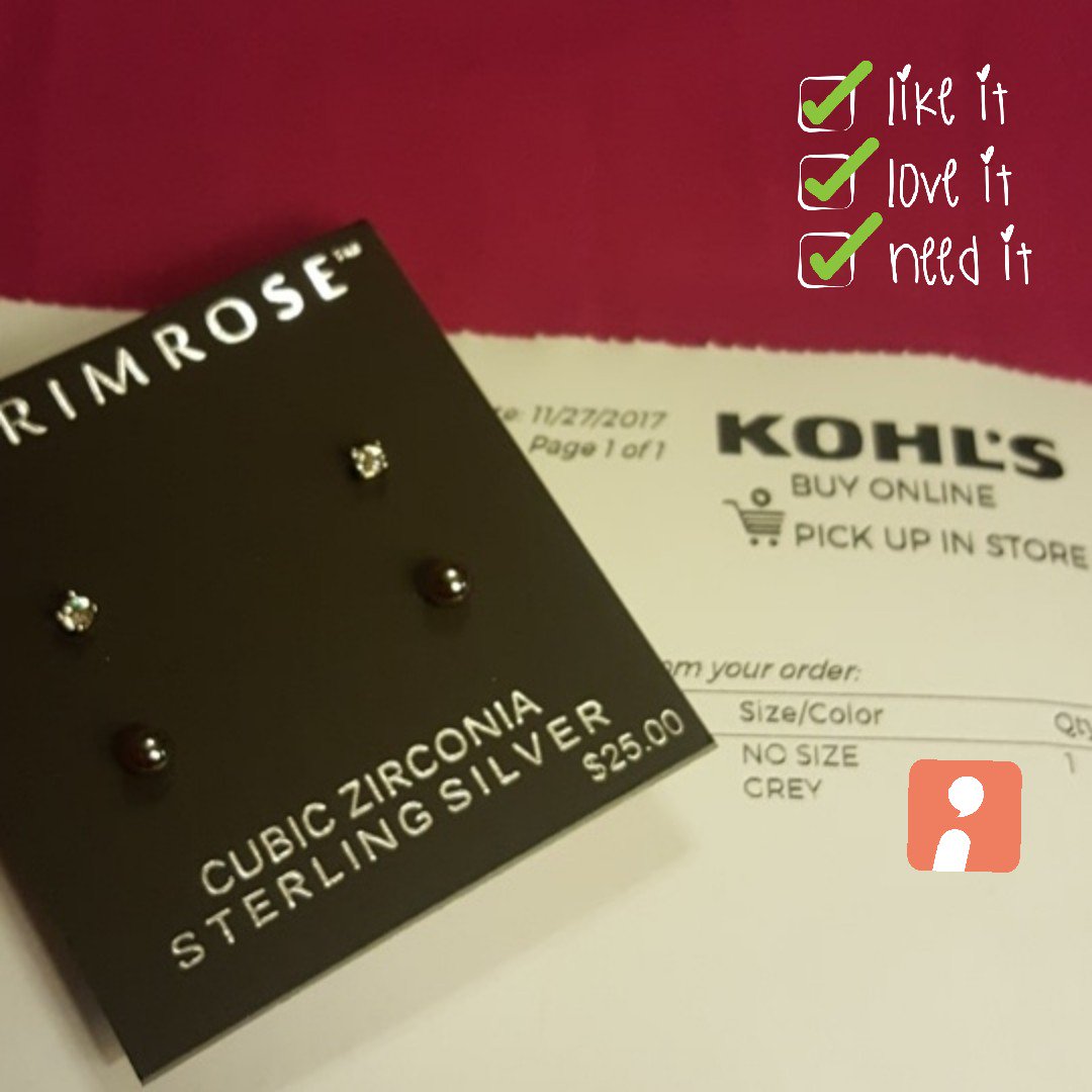 MCLASALLE's tweet photo. Just picked up this beautiful earrings @Kohls thanks @influenster #givejoy #kohlsholiday #kohlscash #ad https://t.co/YMgH189IUs https://t.co/wpnlQxsaqn