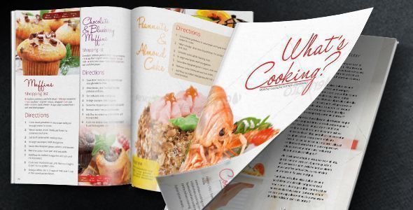 GFXTemplate's tweet image. Check out What's Cooking? #Magazine #Cookbook #template on #Graphicriver bit.ly/2zP8mFp
