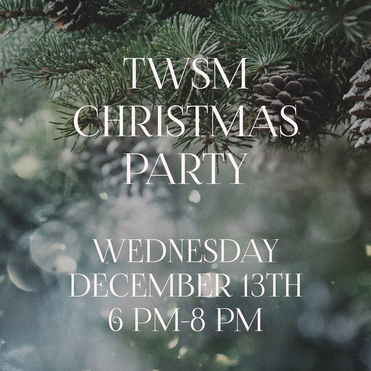 TheWay_SM's tweet photo. Tis’ the Season! Make sure to be at our annual Christmas party! Bring yourself and your ugliest Christmas sweater. 🎄❄️🎄❄️🎄❄️🎄❄️🎄❄️🎄❄️🎄❄️🎄 https://t.co/kTrGXsXefr