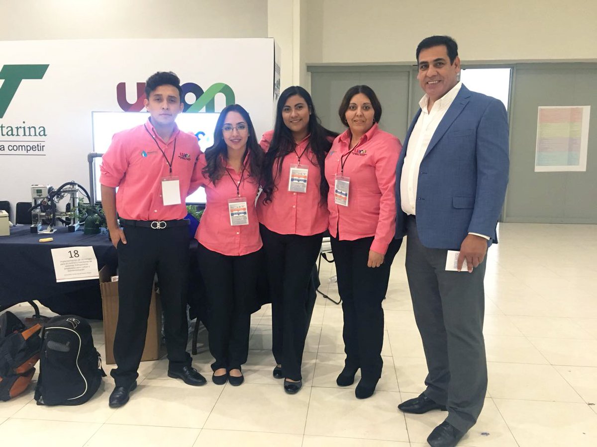 UPPiedrasNegras's tweet photo. Nuestros alumnos presentando su proyecto "Implementación de tecnologías para el control y monitoreo de sistemas hidropónicos empleados para cultivo y biorremediacion" en la categoría de emprendimiento tecnológico #SomosPotros #CONIES2017 #Ficroteo #NuestroOrgullo #Ecológico https://t.co/4dycdKTaCW