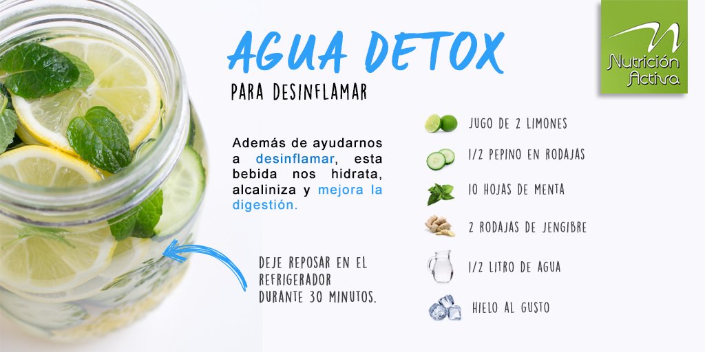 Además de ayudarnos a desinflamar, esta bebida nos hidrata y mejora la digestión #HábitosSaludables