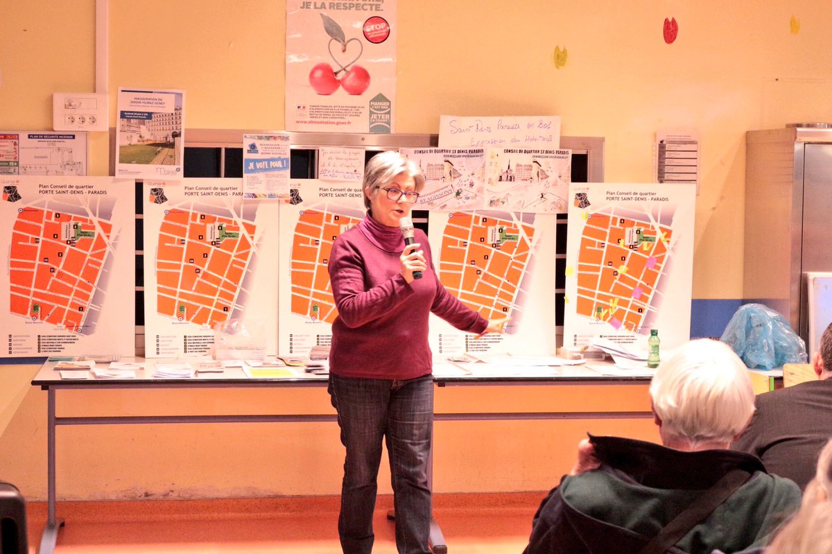 SBribard's tweet photo. Au #ConseilDeQuartier #StDenisParadis #Paris10, lutte contre les incivilités, étape du contrat de prévention et sécurité, dispositifs de solidarité du territoire et initiatives citoyennes avec #Fnars et @lecarillon_asso Beaucoup d’échanges et d’engagements constructifs 👍 https://t.co/Y68cPQGhfA