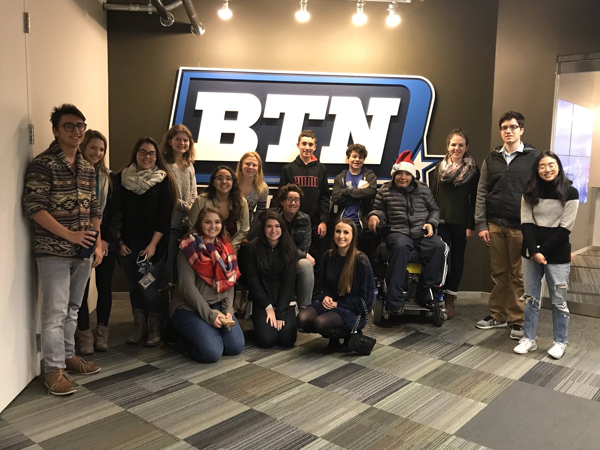 VHHSyearbook's tweet photo. Thank you @BigTenNetwork for welcoming the yearbook and newspaper staffs! We learned so much from this amazing experience!🏀🏈 https://t.co/IMXHZ4hpBi