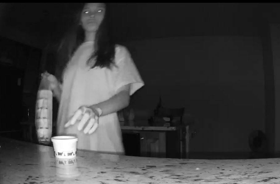 amariamcgee's tweet image. we got security cameras and the only thing it’s been catching is me getting late night snacks