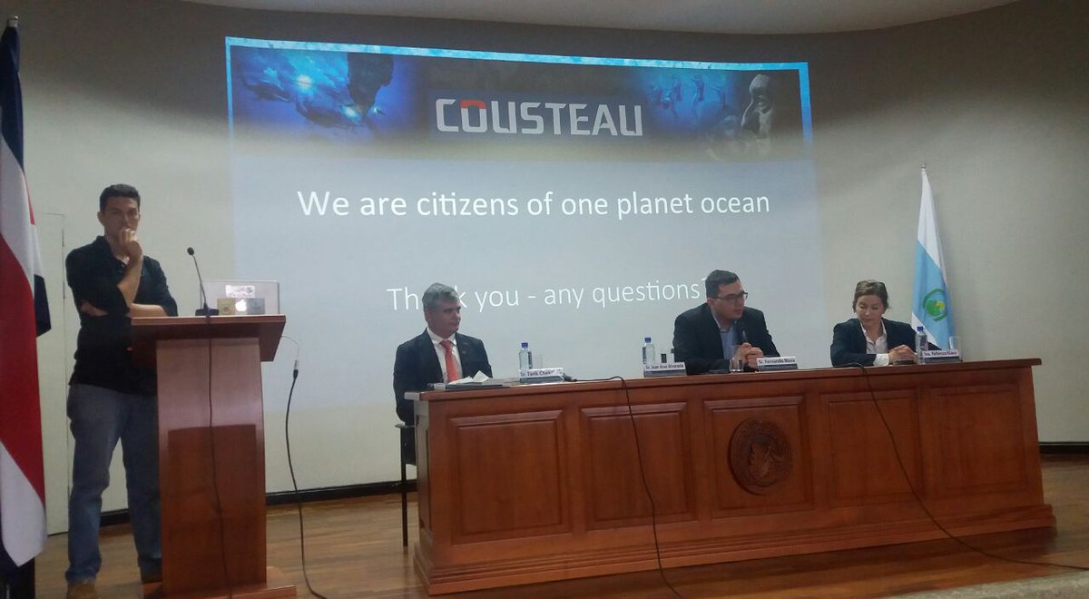 Compartimos la experiencia en gestión del espacio marino nacional en foro junto a la Sociedad Cousteau sobre Ordenamiento Espacial Marino.