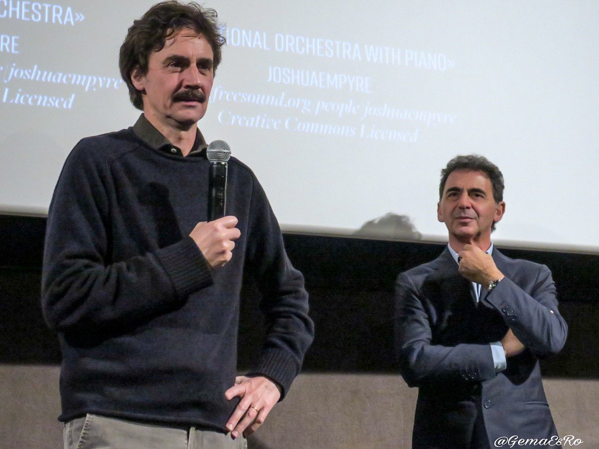 GemaEsRo's tweet photo. "Una fábula atípica que busca la belleza en lo cotidiano"
El director #EdoardoWinspeare y el actor y productor #GustavoCaputo nos EMOCIONAN con #LaVitaInComune
#10FCIMadrid 🇮🇹 📽️
@FCIMadrid
#ViveElCineItaliano https://t.co/pXvD28kMYV