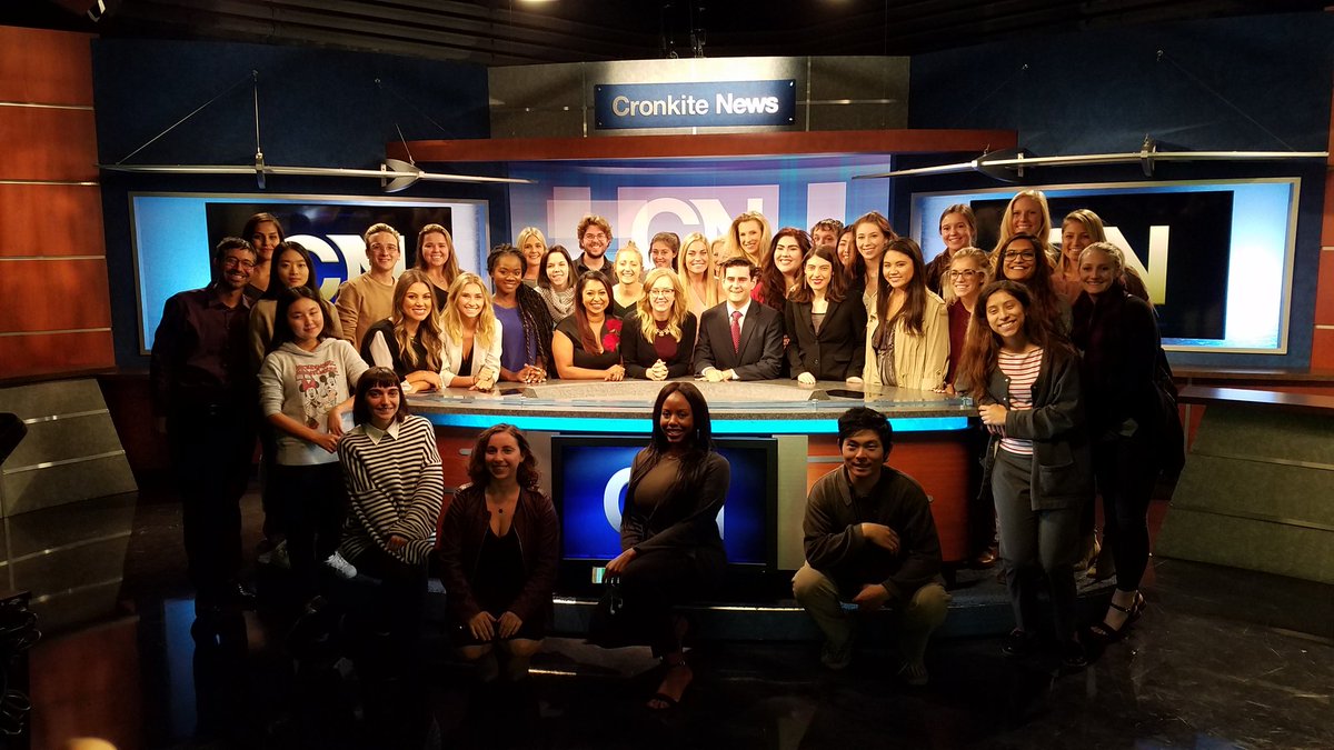 Melanie_ASU's tweet photo. Thanks to our @cronkitenews #teamTuesday for a great semester finale! https://t.co/yV5wuaKd2z