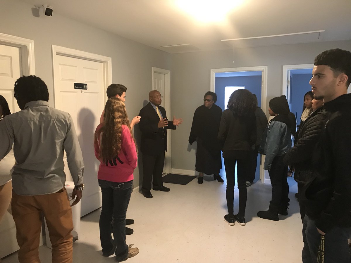 HCCTE's tweet photo. Special shout out to a great partner-Hertford County Ag Extension sponsors trip to the Second Annual John Hatch FaithHealth Lecture Series; tour of Conetoe Family Life Center—Hertford High! Early College High School! and CS Brown High STEM!!@HCPS01 https://t.co/GyJvkHURJJ