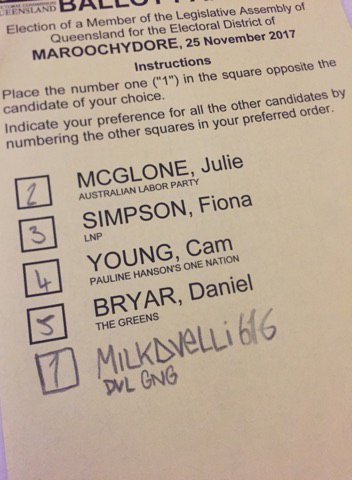 HaydenSkumwell's tweet image. USE YOUR VOTE WISELY @Milkavelli