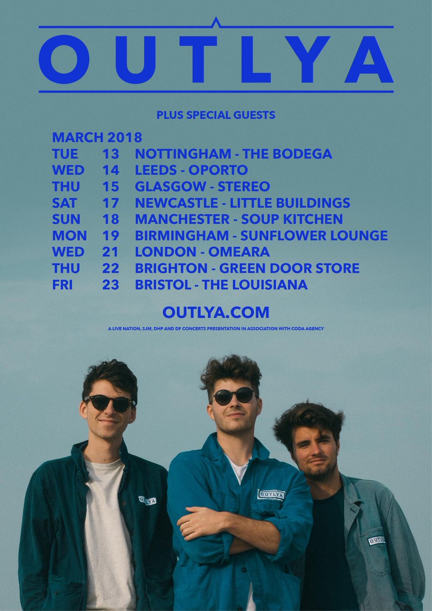 outlyamusic's tweet photo. We're heading out on our very first headline tour around the UK in March! Tickets go on sale Friday 10am. For more information head to our Instagram at 7pm today...

HELP IS ON ITS WAY

OUTLYA 🔵 https://t.co/rKWLH70kTc