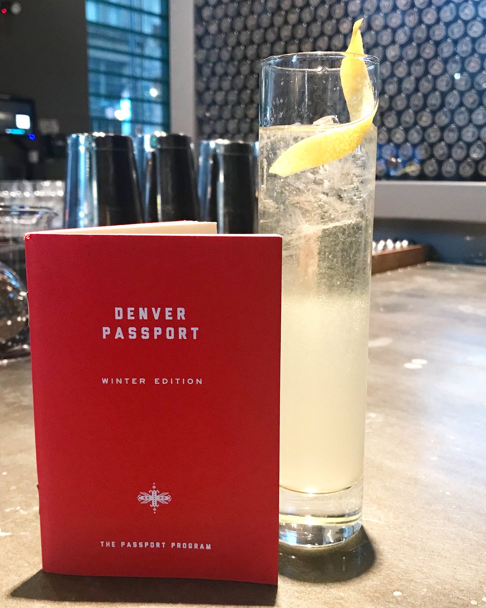 The Denver Passport Winter Edition is an absolute must this holiday season. 2 for 1 French 75s definitely help keep spirits bright!