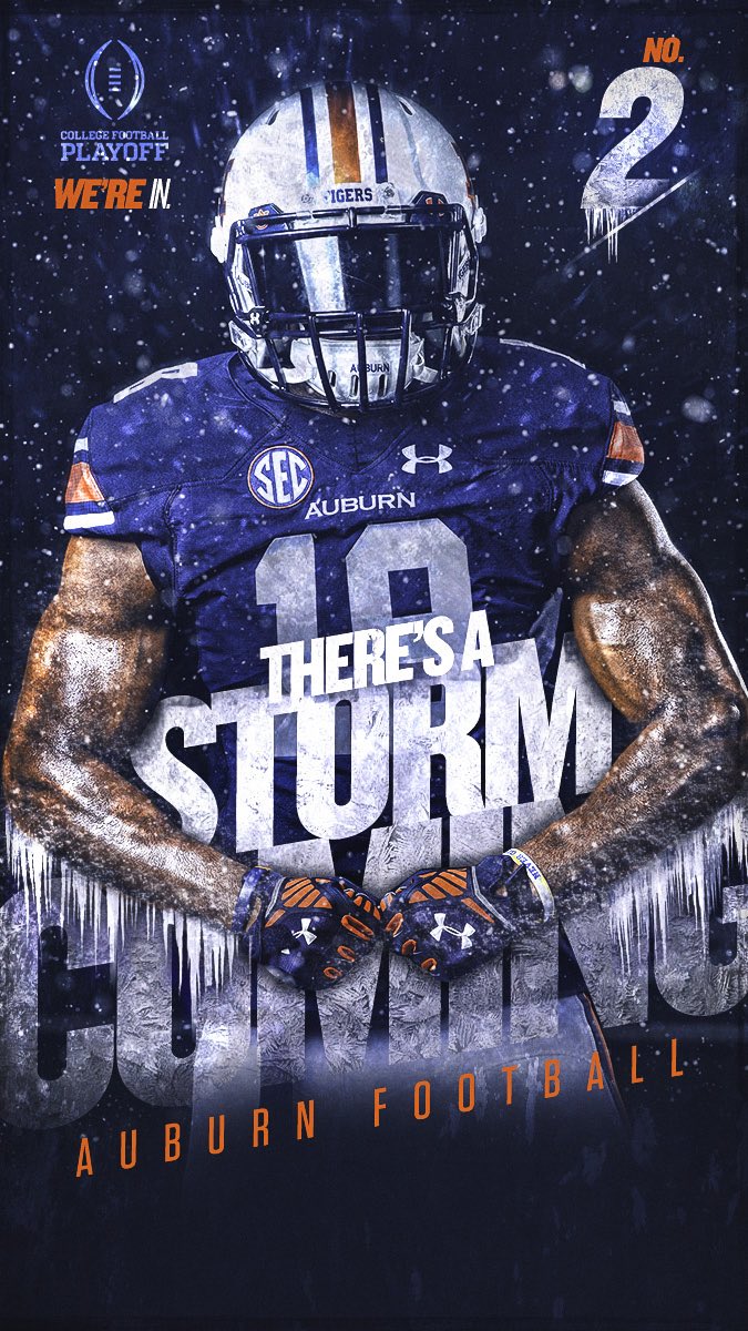 AuburnFootball's tweet image. Auburn moves to No. 2️⃣ in this week’s #CFBPlayoff Rankings.

#WarEagle