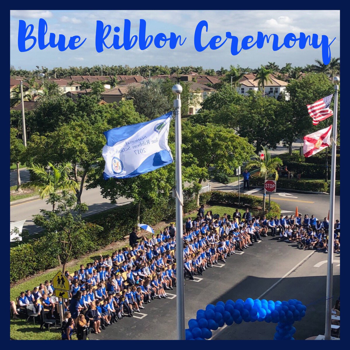 ACSWTigers's tweet photo. Today we celebrated our National Blue Ribbon School Recognition! We are honored to have received this award! Thank you to our students, teachers, parents, staff, #commisionermartinez (District 11), Management, and Governing Board Chair for making this event memorable! @MiamiSup https://t.co/j2hU2ynmnj