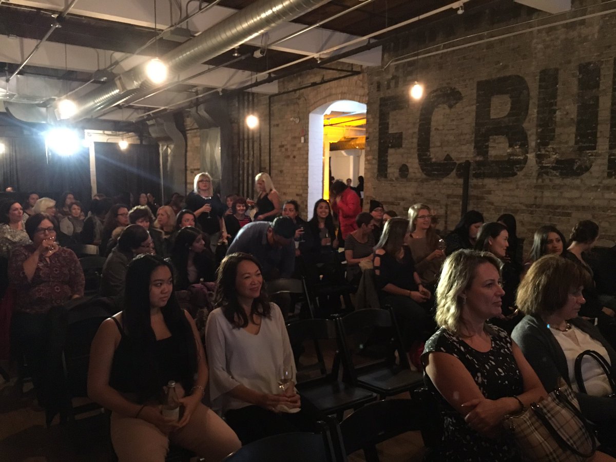 It's a full house tonight at #ElleVIP  listening intently to <a href="/JamiePetrovic/">Jamie Petrovic</a> on the Power of PREVAGE  <a href="/ElleCanada/">ELLE Canada</a> #ElleVIPxPREVAGE